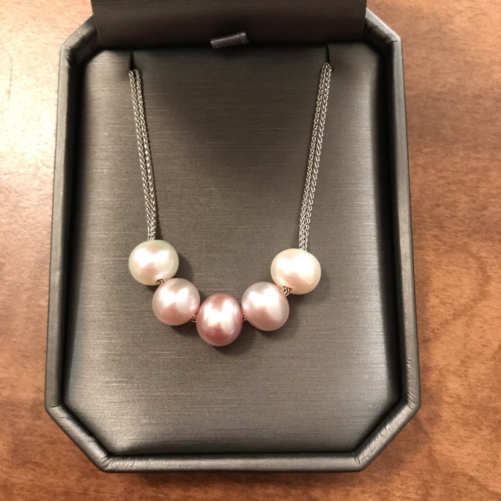 Sterling Silver Pearl Necklace